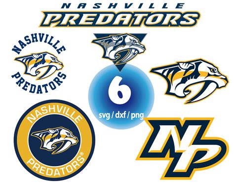 Nashville Predators Svg Nhl Hockey Teams Logos Svg America Inspire