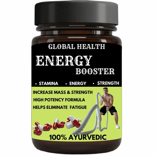 Natural Energy Booster For Increase Stamina Body Capsule 120 No S Pack