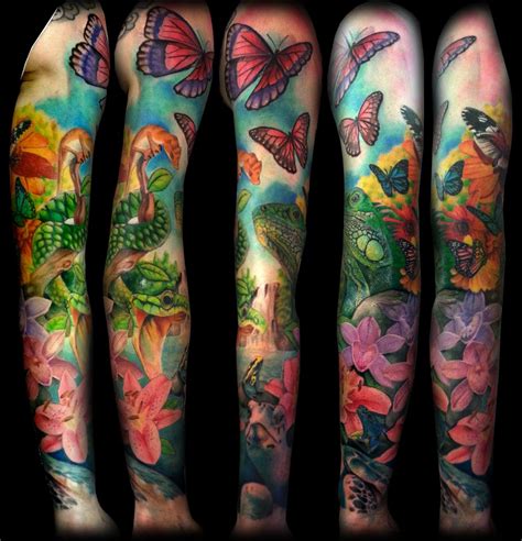 Nature Sleeve By Martin Ian Ink Tattoo Www Ianinktattoo Tumblr Com