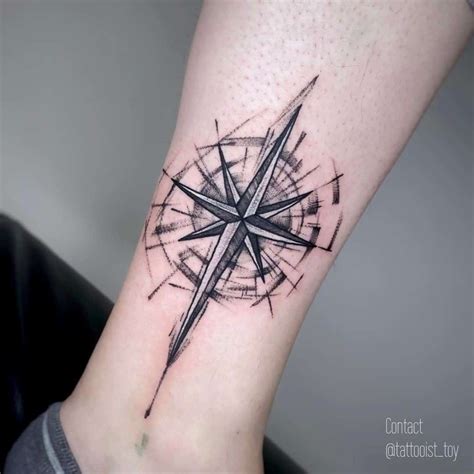 Nautical Compass Tattoo Designs and Meanings