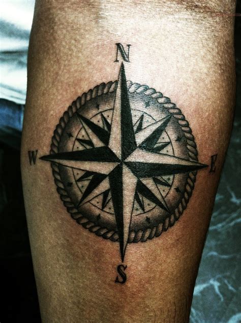 Nautical Compass Tattoo Simple Compass Tattoo Nautical Star Tattoos