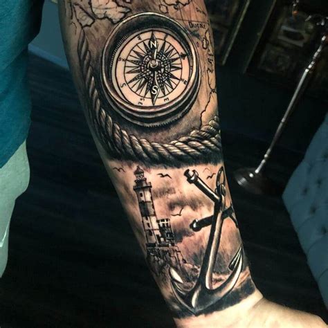 Nautical Tattoo Designs And Their Meanings Tattooli Com Nautical