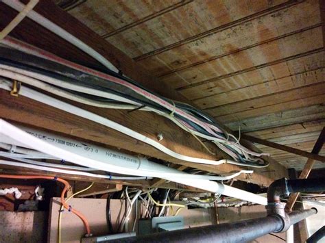 Need Help With Ideas How To Organize The Wire Mess In The Basement R