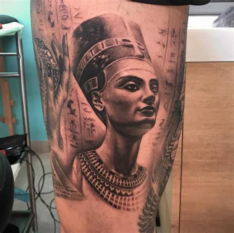 Nefertiti Tattoo Design: Ancient Egyptian Queen Inspiration