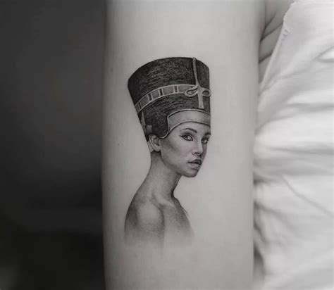 Nefertiti Tattoo Embracing The Power And Beauty Of Ancient Egypt