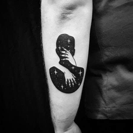 Negative Space Tattoo Discover 50 Most Amazing Black And White Tattoos