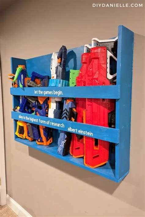 Nerf Gun Storage Diy An Easy Diy Solution For Organizing And Storing