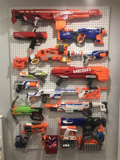 5 Ways to Display Nerf Guns on a Wall