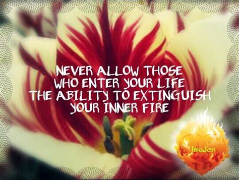 Never Allow Your Inner Fire To Extinguish Hindi Thought Image