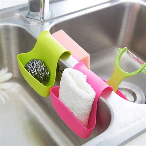 New Arrival Kitchen Sink Rack Organizer Sponge Accessories Storage Box