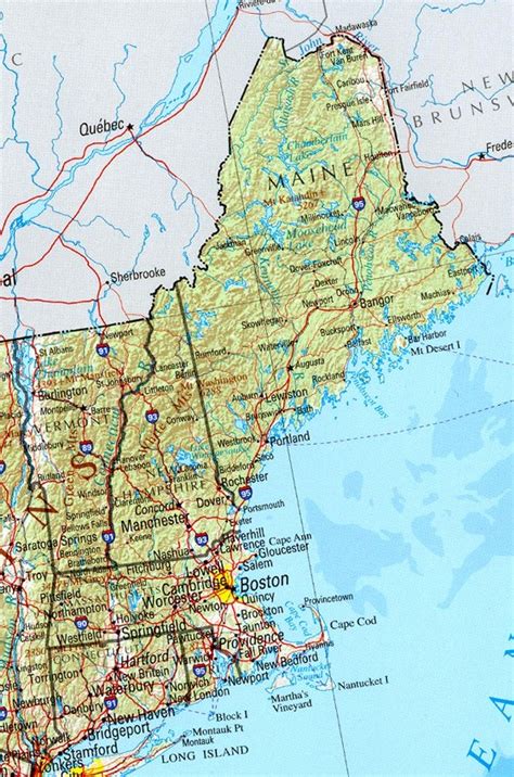 New England Reference Map