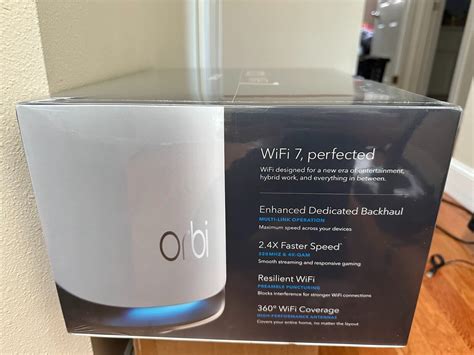 New Netgear Orbi 970 Series Be27000 Quad Band Mesh Wi Fi 7 System 3