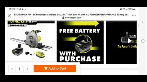 New Ryobi Track Saw Kit Hack Deal Youtube