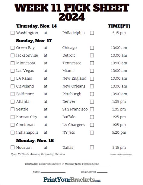 Nfl 2024 Schedule Printable Printable Free Xena Emmalynn