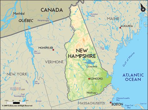 Exploring New Hampshire in the USA