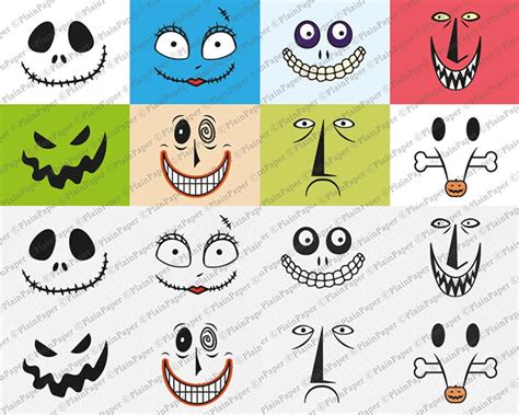 Nightmare Before Christmas Bundles Halloween Svg Lock Shock Etsy