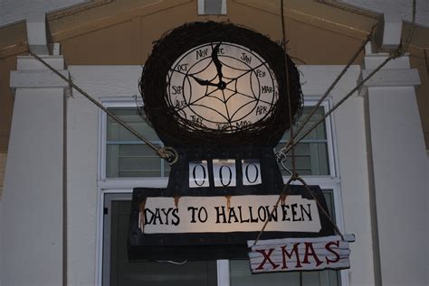 Nightmare Before Christmas Clock Outdoor