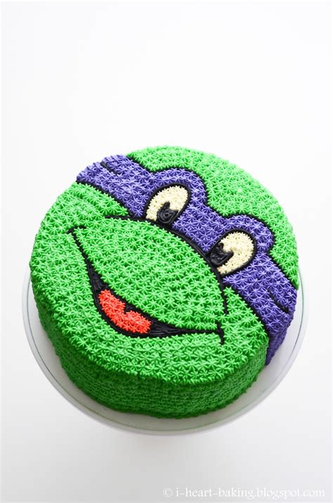 Ninja Turtle Face Cake