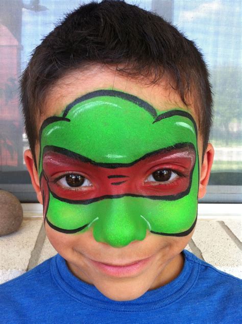 Ninja Turtle Face Paint Easy