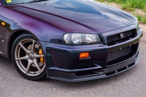 Nissan Skyline Gt R R34 Warna Langka Ini Dilelang Tertarik