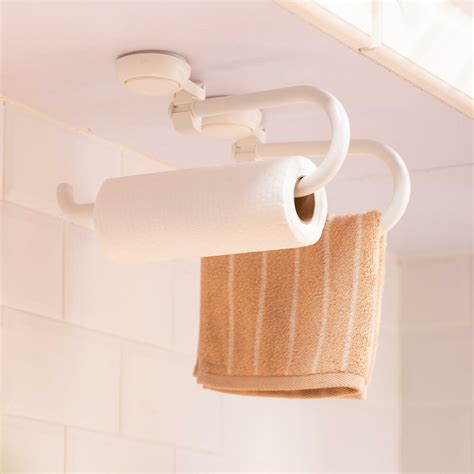 No Drilling Screws Suction Cup Paper Towel Holder Stora