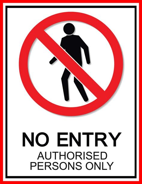 No Entry Free Printable Sign Template Download In 2021 Entry Signs Images And Photos Finder