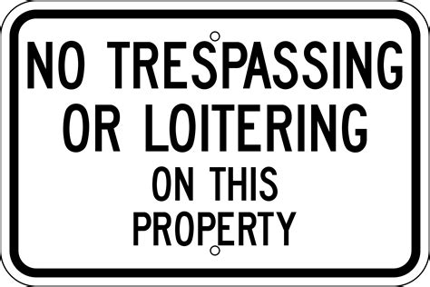 No Trespassing Signs Poster Template Mildred