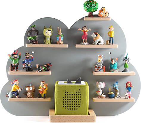 Nor28 Shelf Compatible For Up To 33 Toniebox Figures In Cloud Motif