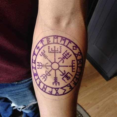 Norse Compass Tattoo Meaning and Symbolism Explained