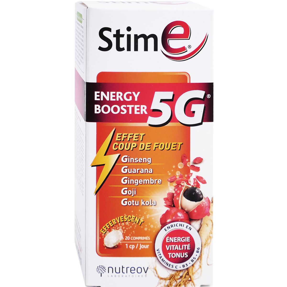 Nutreov Stime Energy Booster 5G 20 Comprimes Energy Boosters Energy