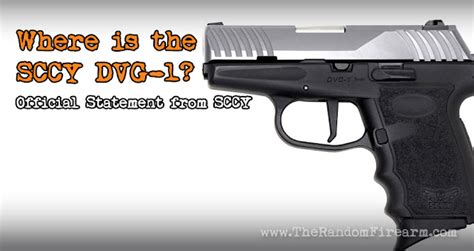 Official Sccy Dvg 1 Availability Statement The Random Firearm