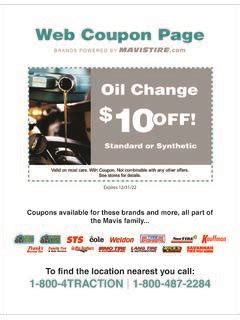 Oil Change Coupon Print Mavis Discount Tire Oil Change Coupon Print