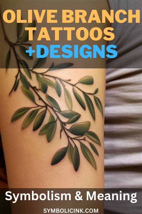 Olive Branch Tattoo Meaning Symbolism Explained Designs