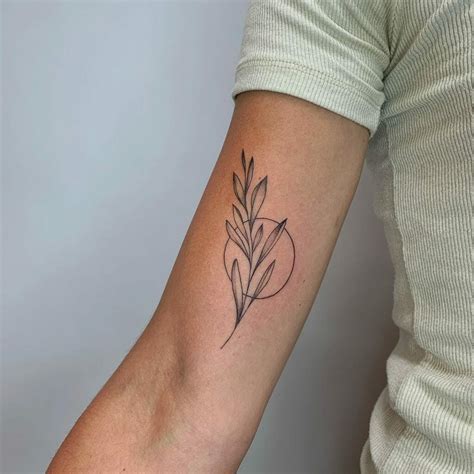 Olive Branch Tattoo Minimalist