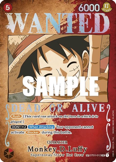 One Piece Tcg Wanted Poster Luffy Www Ugel01ep Gob Pe