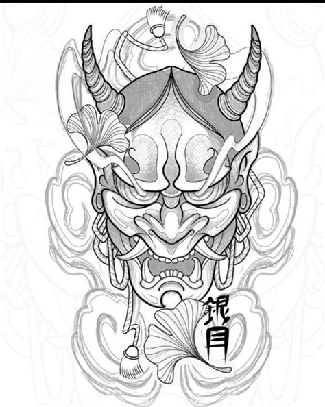 Oni Mask Tattoo Designs Oni Mask Tattoo Mask Tattoo Hand Tattoos