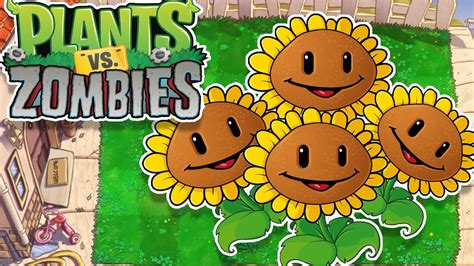 Only 4 Sunflowers Challenge Plants Versus Zombies 1 Part 16 Youtube