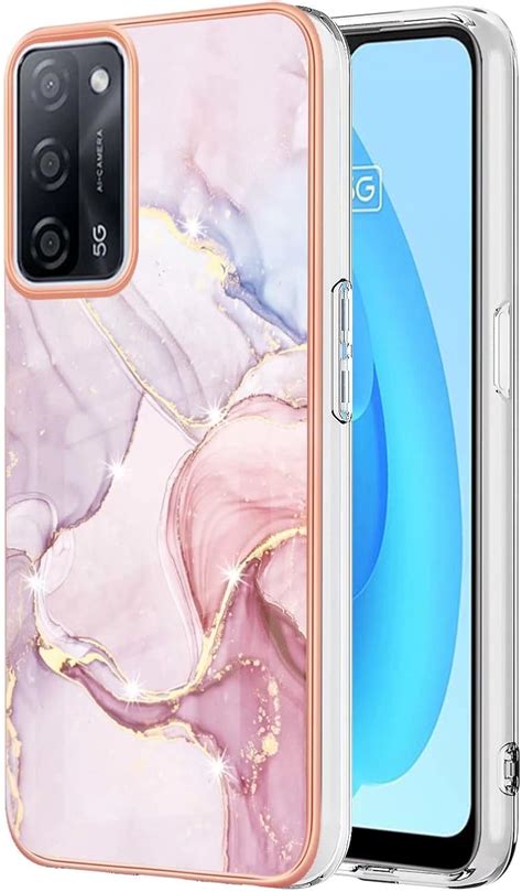 Oppo A16s Case Oppo A54s Oppo A16 Case Glitter Phone Case Marble Design