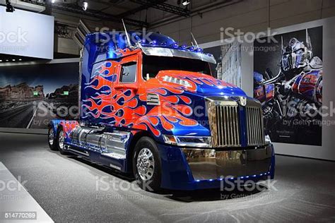 Optimus Prime Western Star Truck Transformers Stock Photo Download