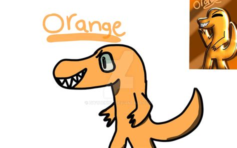 Orange Rainbow Friend By Hiyouexist On Deviantart