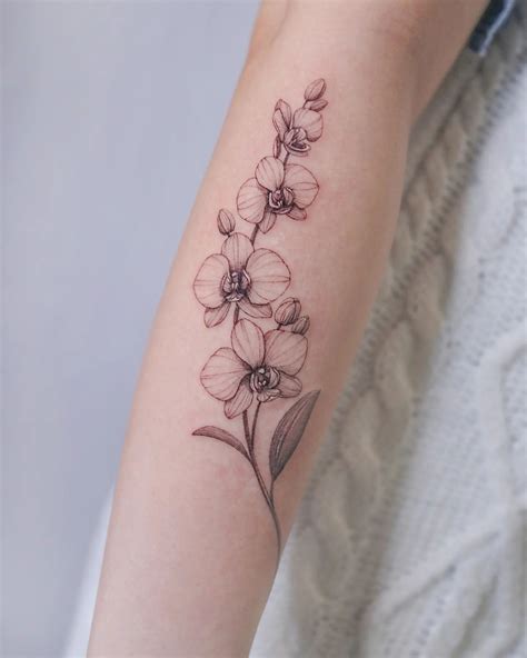 7 Orchid Flower Tattoo Designs to Inspire You