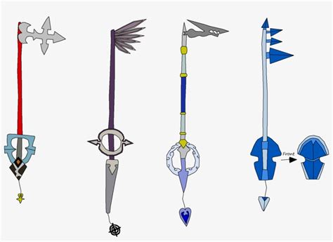 Organizationxiii Keyblades Kingdom Hearts Png Image Transparent Png