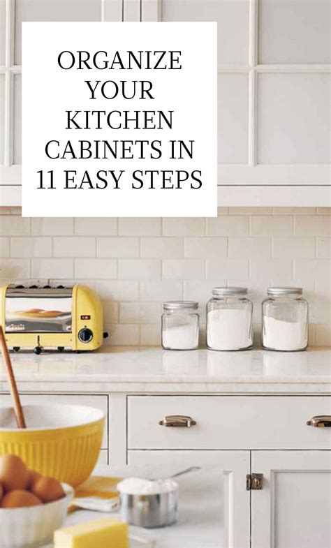 Organize Your Kitchen Cabinets In 11 Easy Steps Martha Stewart