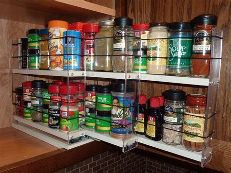 Organize Your Spices With A Spice Rack Cabinet Spice Storage Solutions