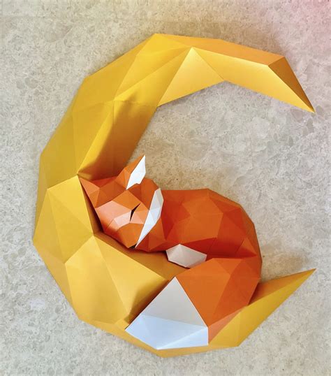 Origami Fox Craft Activity Arts Craft Resources