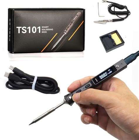 Original Ts101 Soldering Iron Electric 65W Temperature Adjustable