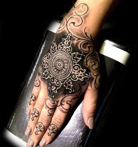 10 Unique Ornamental Hand Tattoo Designs to Try