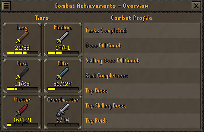 Osrs Combat Achievements Points Amp Rewards Future Change