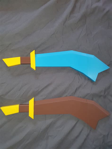 Osrs Inspired Rune Scimitar Full Size Prop With Your Rs Name Extruded