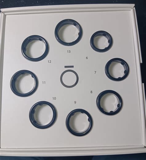 Oura Ring Size Kit Generation 3 Sizes 6 13 Complete Set Jz98 0030